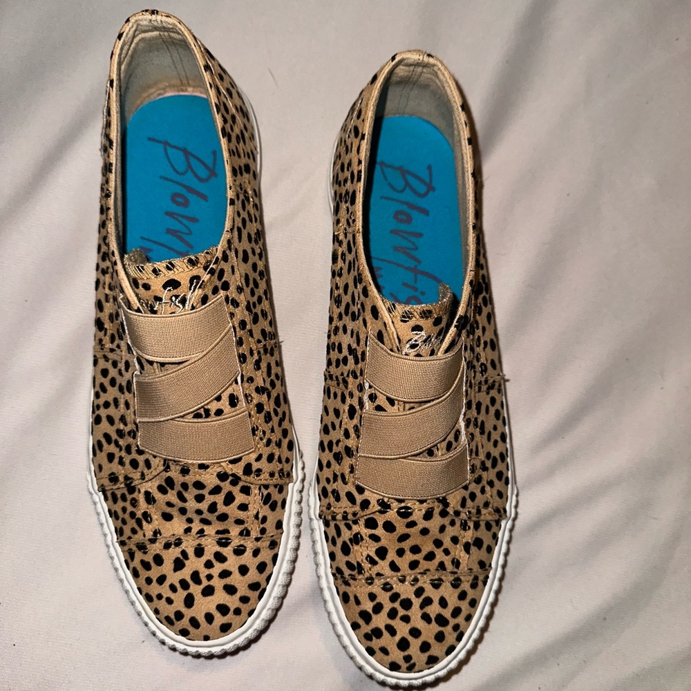 Blowfish Leopard Print Sneakers